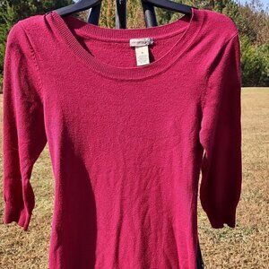 Body Central Dark Red Dress Size M